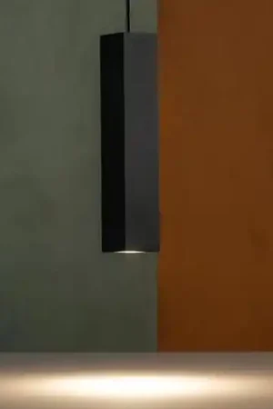 Di Tendenza Ondaluce so aloa lampada a sospensione nero quadrato per bancone