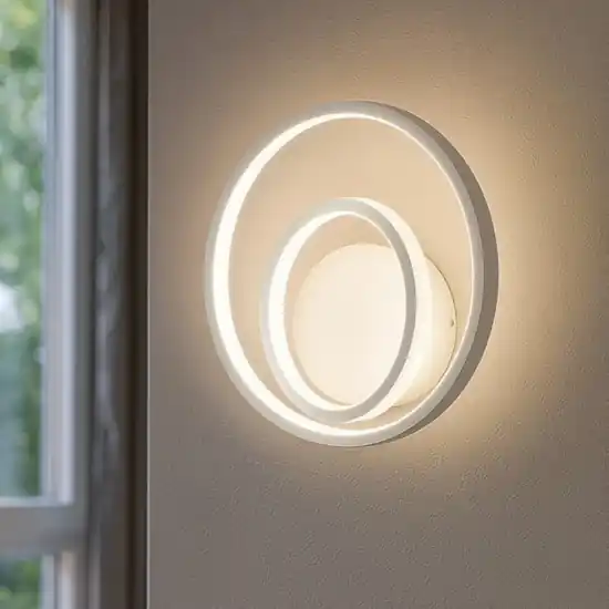 Ideal lux oz ap on-off bianco applique led 28w 3000k design moderna Pagamento Sicuro