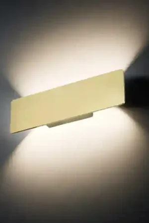 Zig zag ap1 d29 ottone ideal lux led 12,5w 3000k applique moderna Prezzo Conveniente