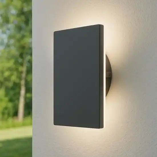 Non Perdere Applique per esterno antracite quadrato led 9,6w 3000k