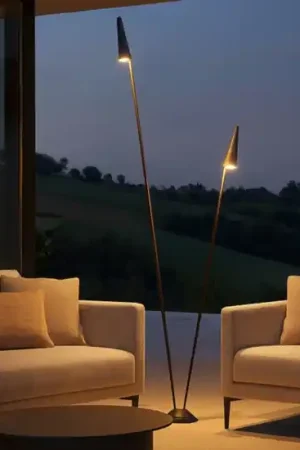 Ultima Occasione Lampada moderna da esterno nera led 17w 3000k