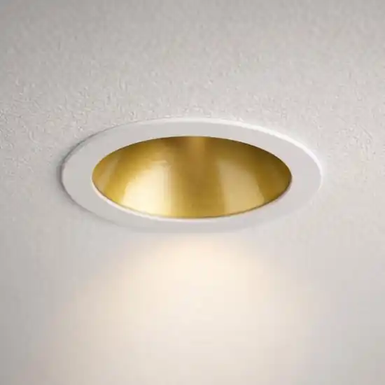Virus ideal lux faretto led da incasso rotondo 3w 3000k bianco oro Non Perdere