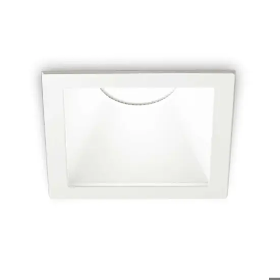 Acquista Ora Ideal lux game trim square faretto da incasso led 11w 3000k 220v bianco