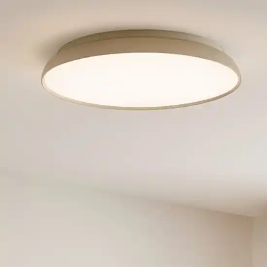 Plafoniera led 40w moderna champagne 3000k per cucina Soddisfatti O Rimborsati