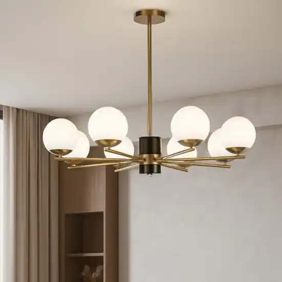 Maytoni lampadario marble per soggiorno elegante nero oro ottone Occasione