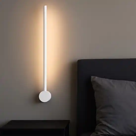 Professionale Applique bianco per comodini led 17w 3000k design moderna