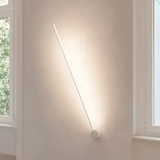 Applique bacchetta moderna bianca led 23w 3000k per interni Ultima Occasione