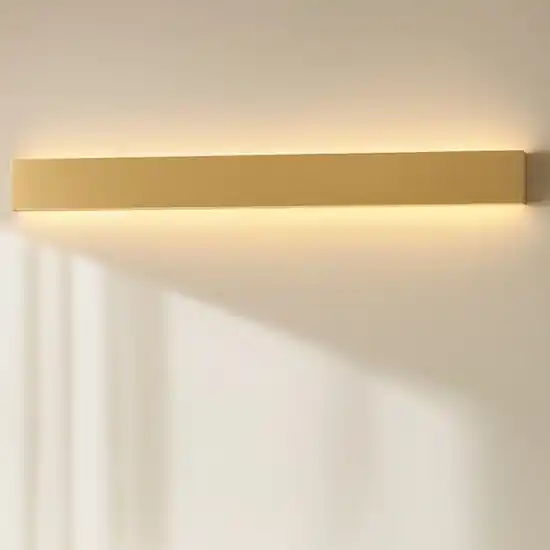 Subito Disponibile Applique da parete 60cm led rettangolare oro 20w 3000k