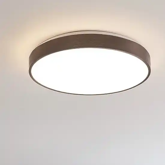 Plafoniera marrone rotonda moderna cerchio led dimmerabile 3000k Compra Adesso