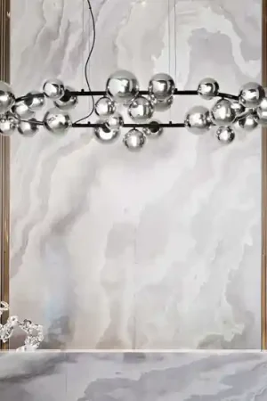 A Buon Prezzo Ideal lux perlage sp30 lampadario nero particolare per soggiorno moderno