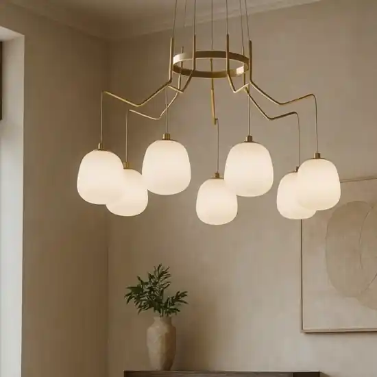 Karousel ideal lux lampadario moderno oro sp6 luci per soggiorno Spedizione Espresso
