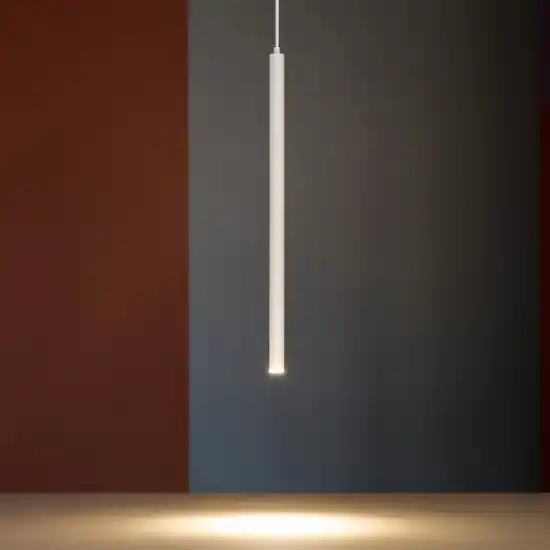 Compra Adesso Look sp1 d30 h100 round bianco ideal lux lampada sospensione cilindro led