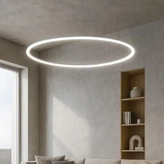 Hulahoop sp d100 ideal lux lampadario anello led 46w 3000k Occasione