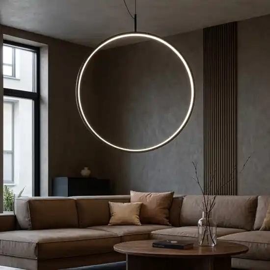 Circus sp d74 ideal lux lampadario moderno nero led 3000k 36w Occasione Imperdibile