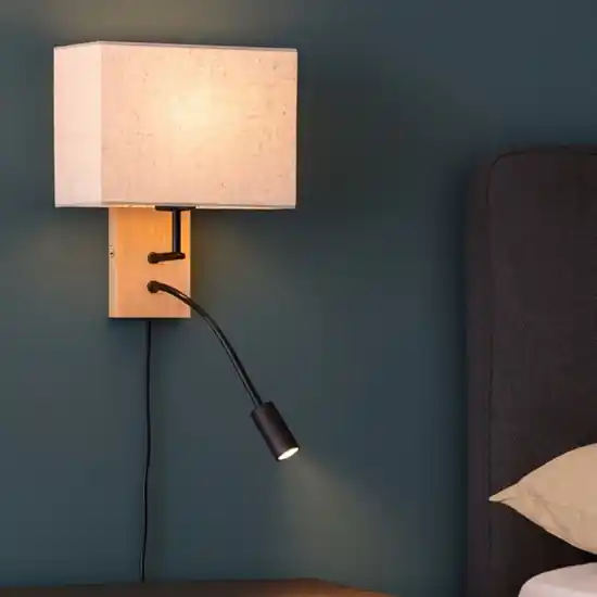 Applique di legno per comodino camera da letto rustica Compra Online