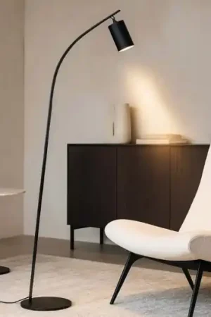 Compra Oggi Stesso Pt murga ondaluce piantana nera doppia illuminazione led 3000k