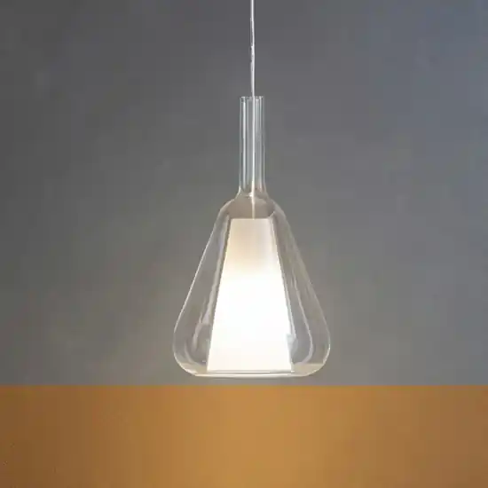 Gea luce ofelia lampada a sospensione vetro trasparente Offerta Speciale