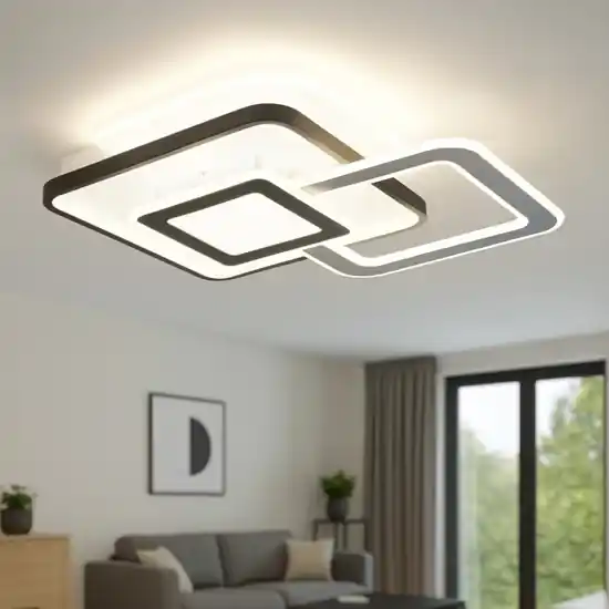 Affare Plafoniera da soffitto led 3000k nero grigio