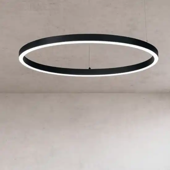 Ideal lux oracle slim sp d050 round lampadario led 32w 4000k cerchio nero Direttamente Dal Produttore
