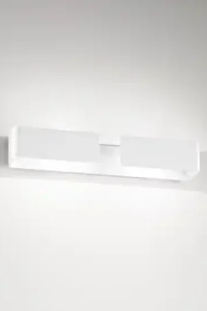 Applique bianca design moderna isyluce graffa led 40w 4000k Di Tendenza
