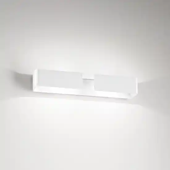Applique bianca design moderna isyluce graffa led 40w 4000k Di Tendenza