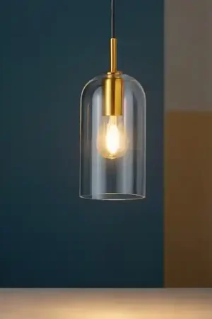 Lampada a sospensione coro perenz vetro trasparente small per penisola Compra Online