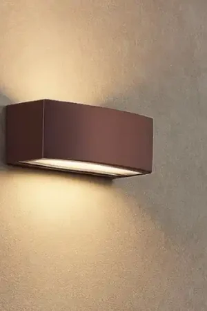 Andromeda ap1 coffee applique da esterno marrone ideal lux Soddisfatti O Rimborsati