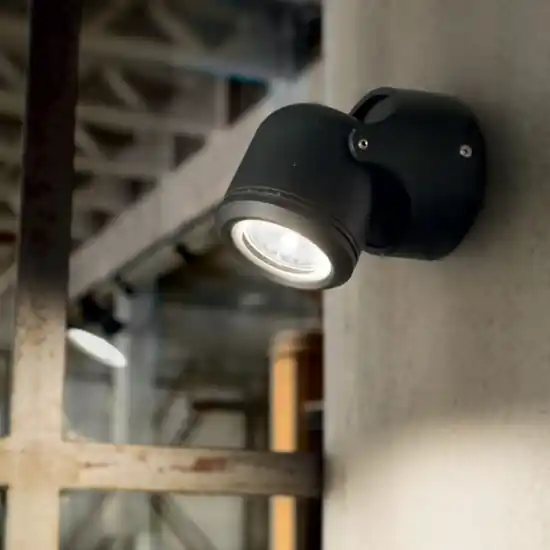 Subito Disponibile Xeno ap1 applique singolo da esterno ip44 nero orientabile ideal lux