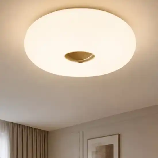 Arizona pl2 ideal lux plafoniera per camera da letto bianca in vetro plisse‘ Subito Disponibile