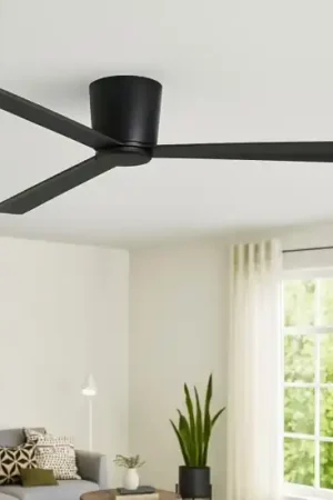 Ventilatore nero da soffitto a pale 28mq silenzioso con telecomando Non Perdere