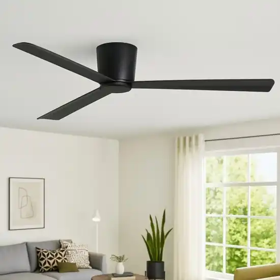 Ventilatore nero da soffitto a pale 28mq silenzioso con telecomando Non Perdere