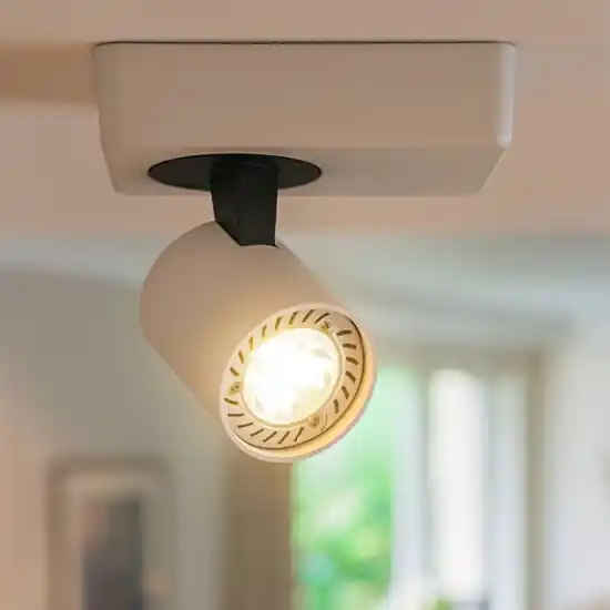 Prezzo Conveniente Faretto da soffitto bianco orientabile fp