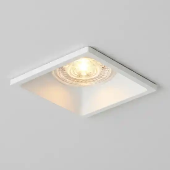 Faretto da incasso a soffitto in metallo quadrato bianco Bestseller