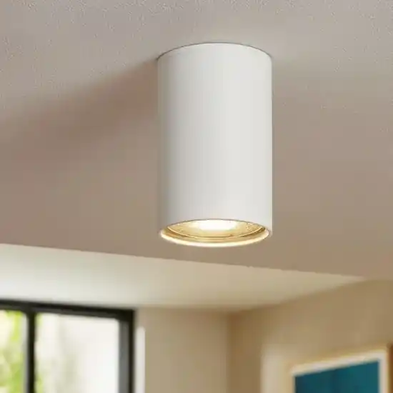 Novità Faretto cilindro bianco sporgente da soffitto