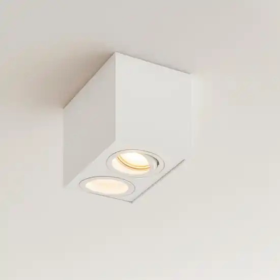 Faretto per cucina con 2 luci led orientabili colore bianco Ultimissimo Modello