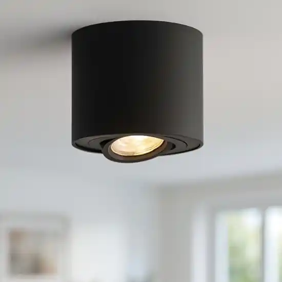 Faretto nero da soffitto per interni orientabile Ultima Occasione
