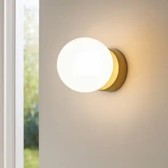 Super Prezzo Perlage ap1 ideal lux applique da parete ottone sfera vetro