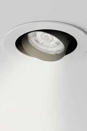 A Buon Prezzo Faretto da incasso a soffitto rotondo bianco orientabile