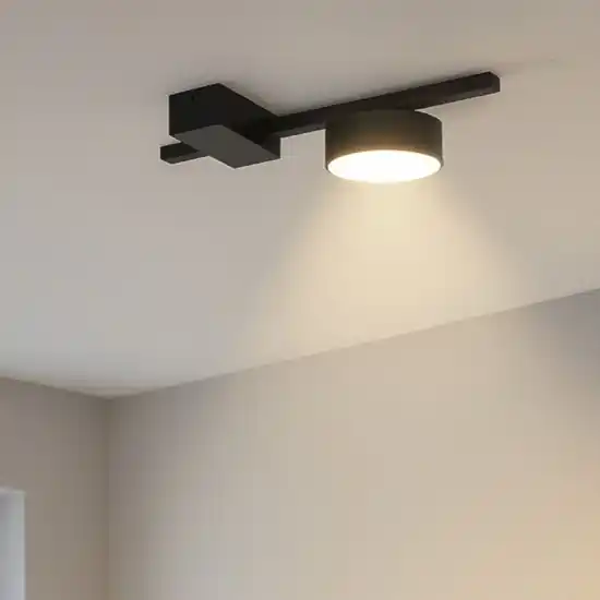 Esclusivo Piccola plafoniera da cucina design moderno colore nero