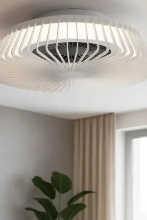 A Buon Prezzo Plafoniera con ventilatore bianco da soffitto silenzioso con telecomando