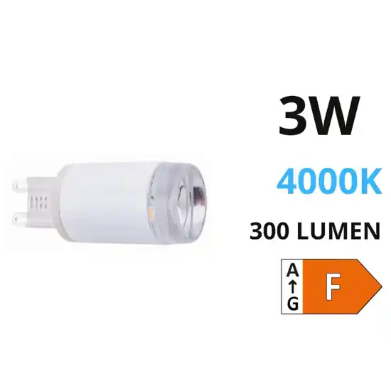 Lampadina led g9 led 3w 310lm 4000k ottica frontale 90 Subito Disponibile