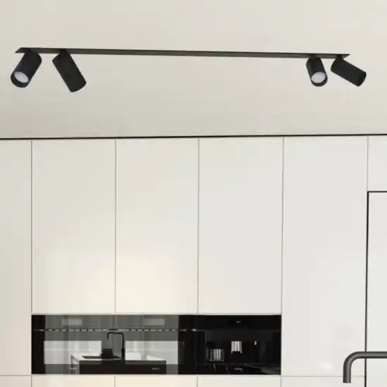 Spedito Oggi Plafoniera per cucina da incasso con faretti orientabili