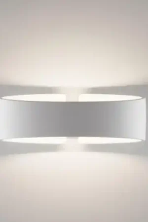 A Buon Prezzo Applique 12w 4000k bianca in gesso ceramica