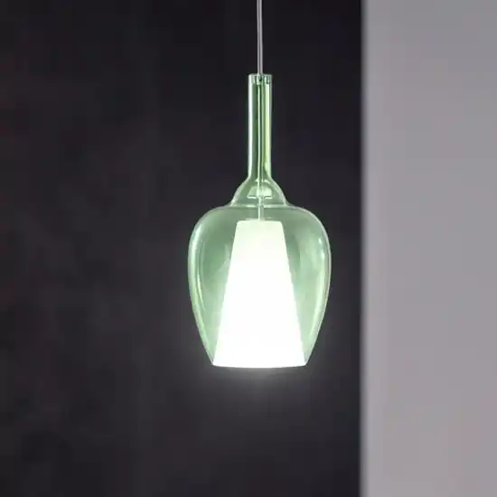Gea luce ofelia lampada a sospensione per cucina moderna in vetro Promo Stagionale