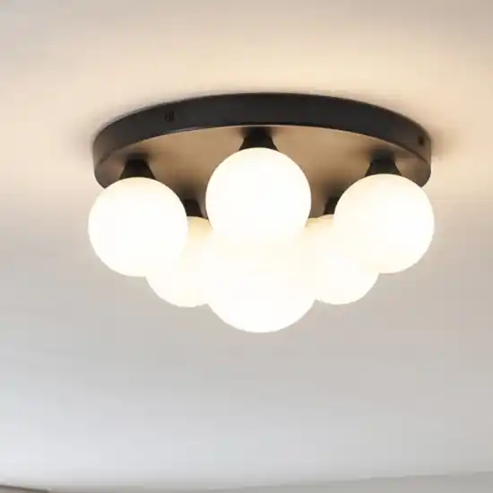 A Buon Prezzo Plafoniera per camera da letto moderna nera