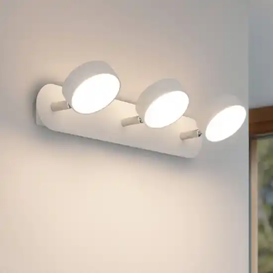 Oby pl3 ideal lux applique led 18w 3000k orientabile bianco Compra Adesso