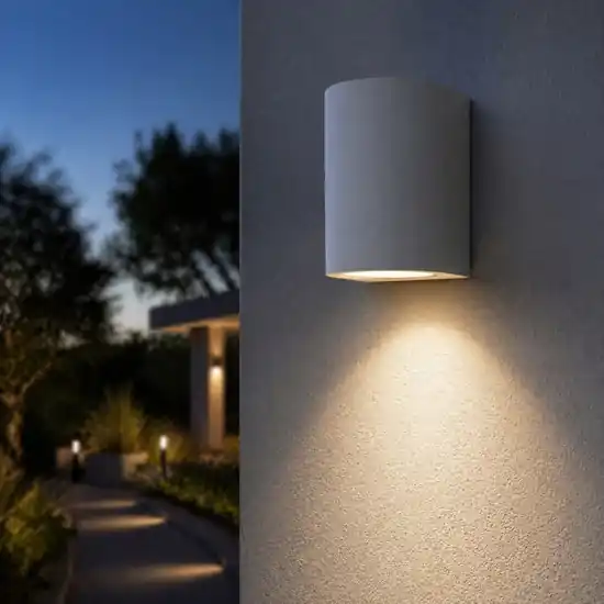 Nuovo Arrivo Applique di cemento grigio da esterno moderna