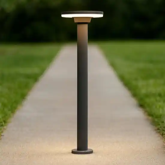 Soddisfatti O Rimborsati Lampione per esterno moderno per giardino antracite led 12w 3000k