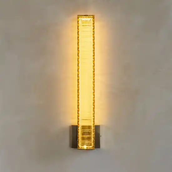 Spedito Oggi Applique led oro di cristallo stile per soggiorno