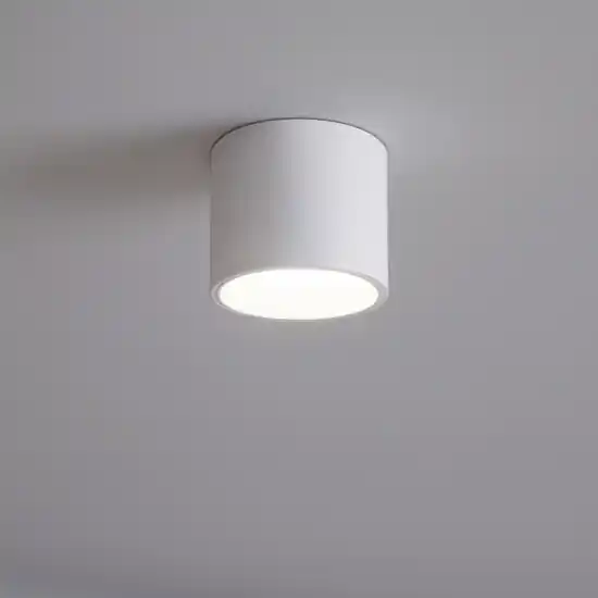 Dot pl round mini faretto led 4.5w 3000k cilindro bianco ideal lux Reso Gratuito